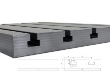 Steel T-slot plate 8060 "Big Block"