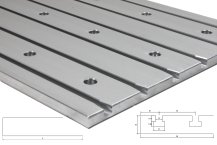 Cast aluminum T-slot plate 6030 "Tiny"